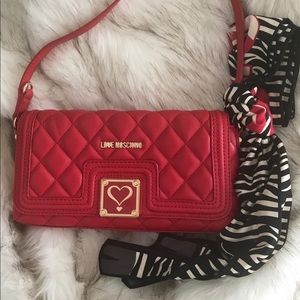 Red Moschino Handbag